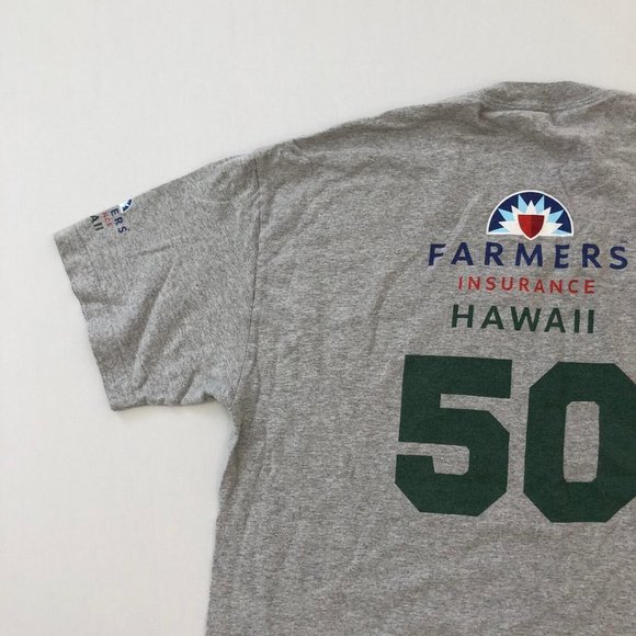 University Of Hawaii Shirt Adult XL Gray Short Sleeve Stretch Shirt Size XL Men - Picture 12 of 13